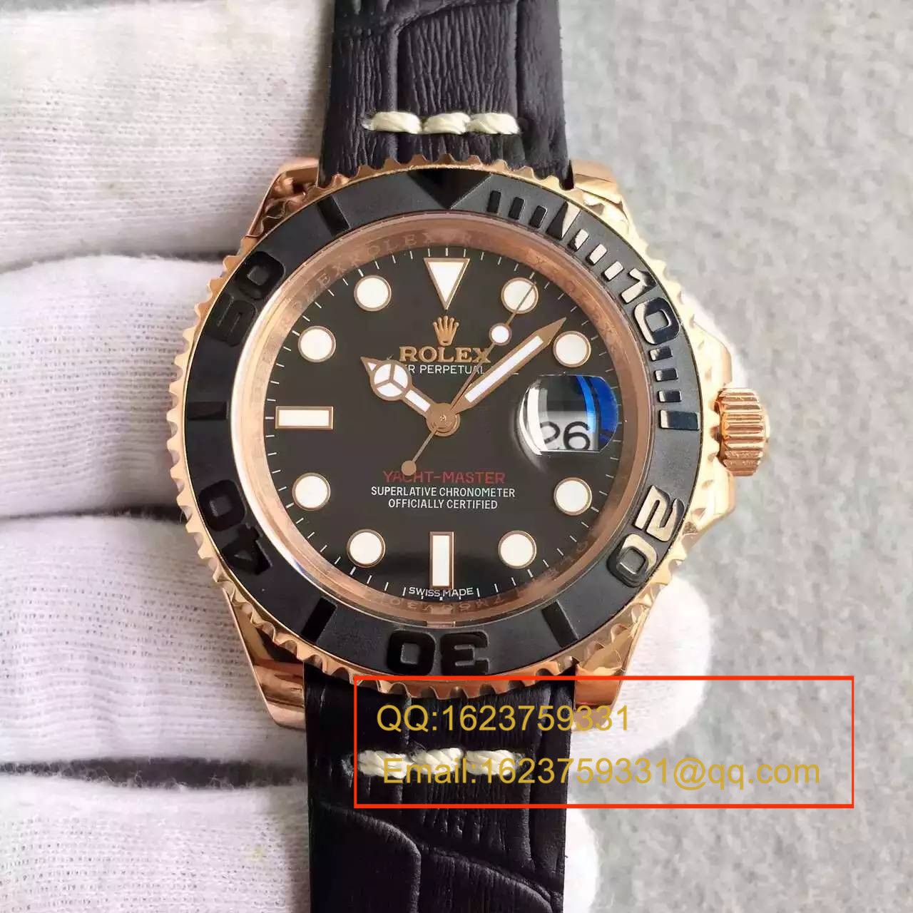 【NOOB Factory  Perfect  Replica Watches 】 Rolex  Rolex  Yacht-Master 系列116655-Oysterflex bracelet白盘 wrist watches  / R024