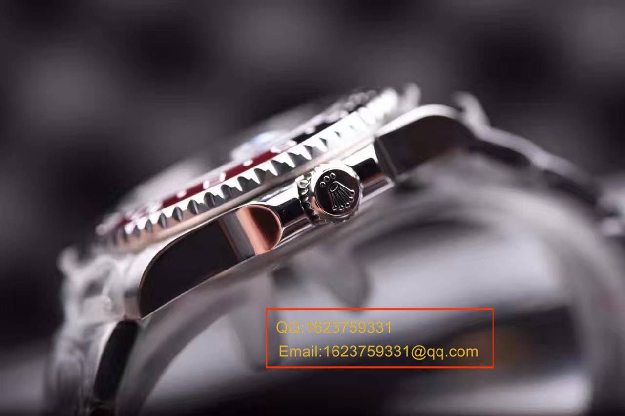 【独家 Video analysis  top  Replica Copy 表】JR Rolex  GMT MASTER II系列116719-BLRO可乐圈男士机械 Watches  / R085