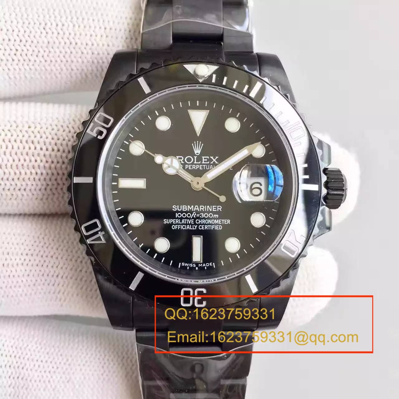 【SF Factory 精品】 Rolex Rolex经典款Submariner，PVD特别版 1:1 超级版 / R059