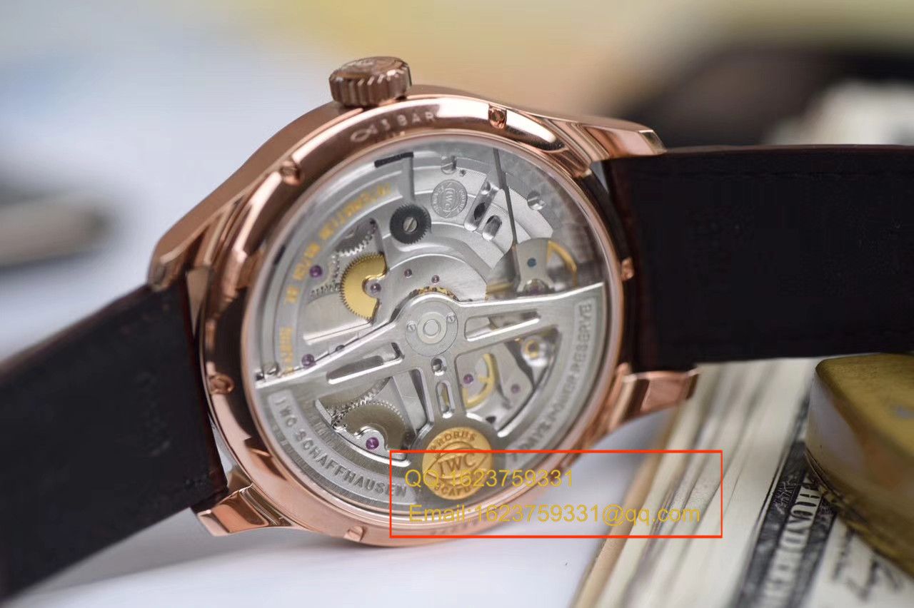 【YL Factory  Perfect  High quality  Replica Watches 】 IWC 葡萄牙年历 wrist watches 系列IW503504 IWC 年历玫瑰金 wrist watches  / WG304