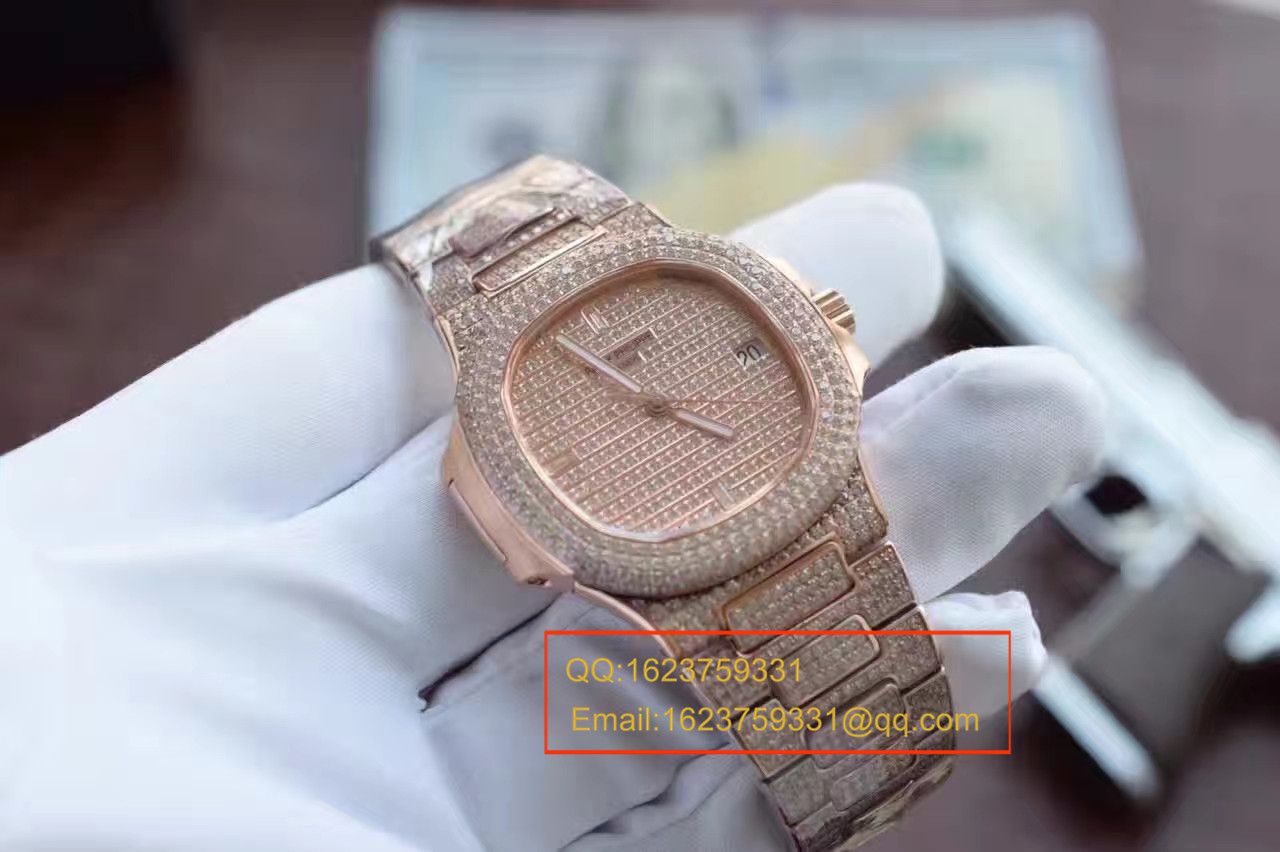 【DM Factory  Perfect  High quality  Replica Watches 】 PATEK PHILIPPE  Nautilus 满天星土豪款 wrist watches  / BD181