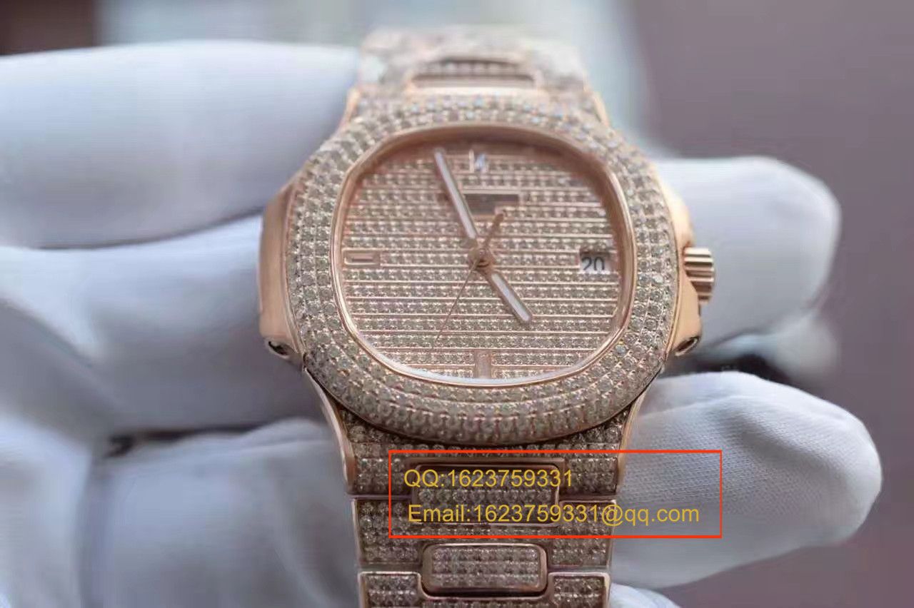 【DM Factory  Perfect  High quality  Replica Watches 】 PATEK PHILIPPE  Nautilus 满天星土豪款 wrist watches  / BD181