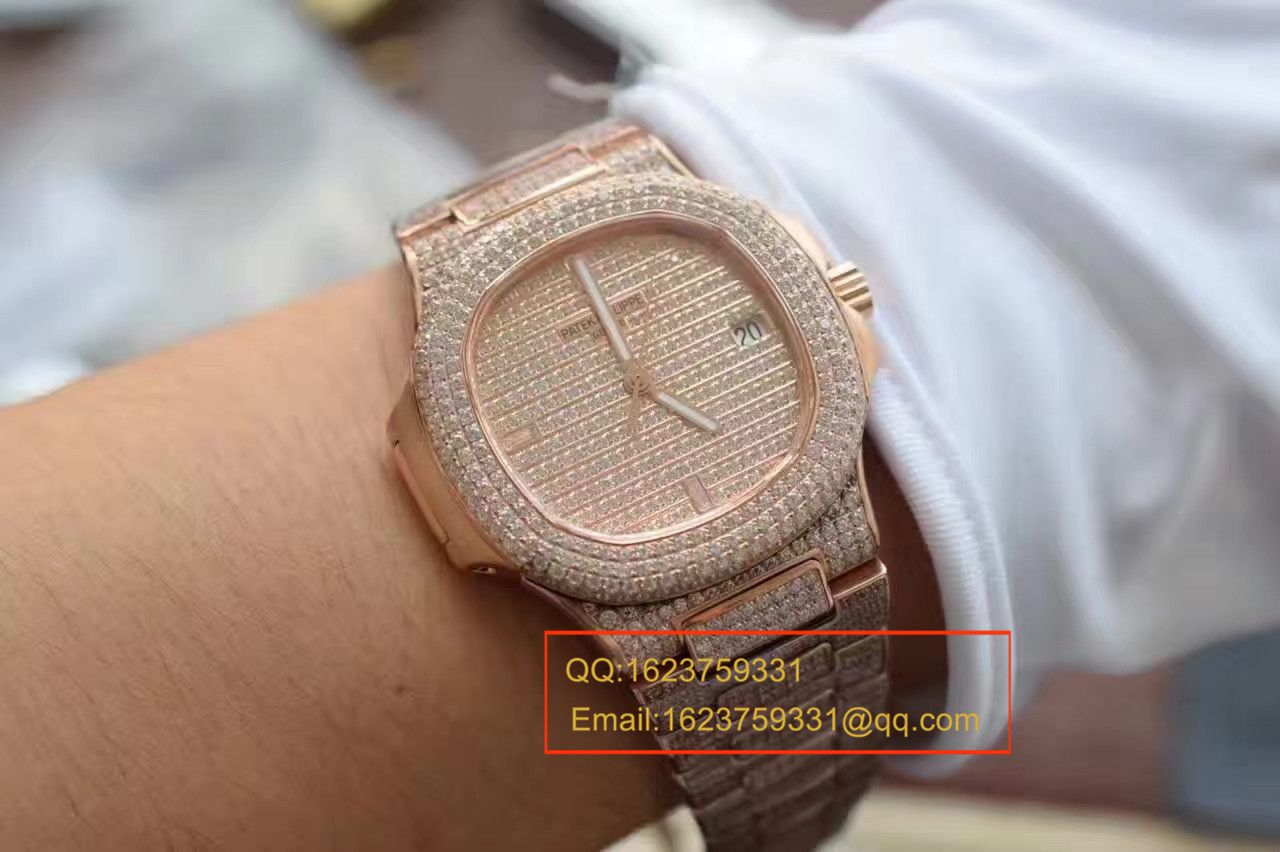 【DM Factory  Perfect  High quality  Replica Watches 】 PATEK PHILIPPE  Nautilus 满天星土豪款 wrist watches  / BD181