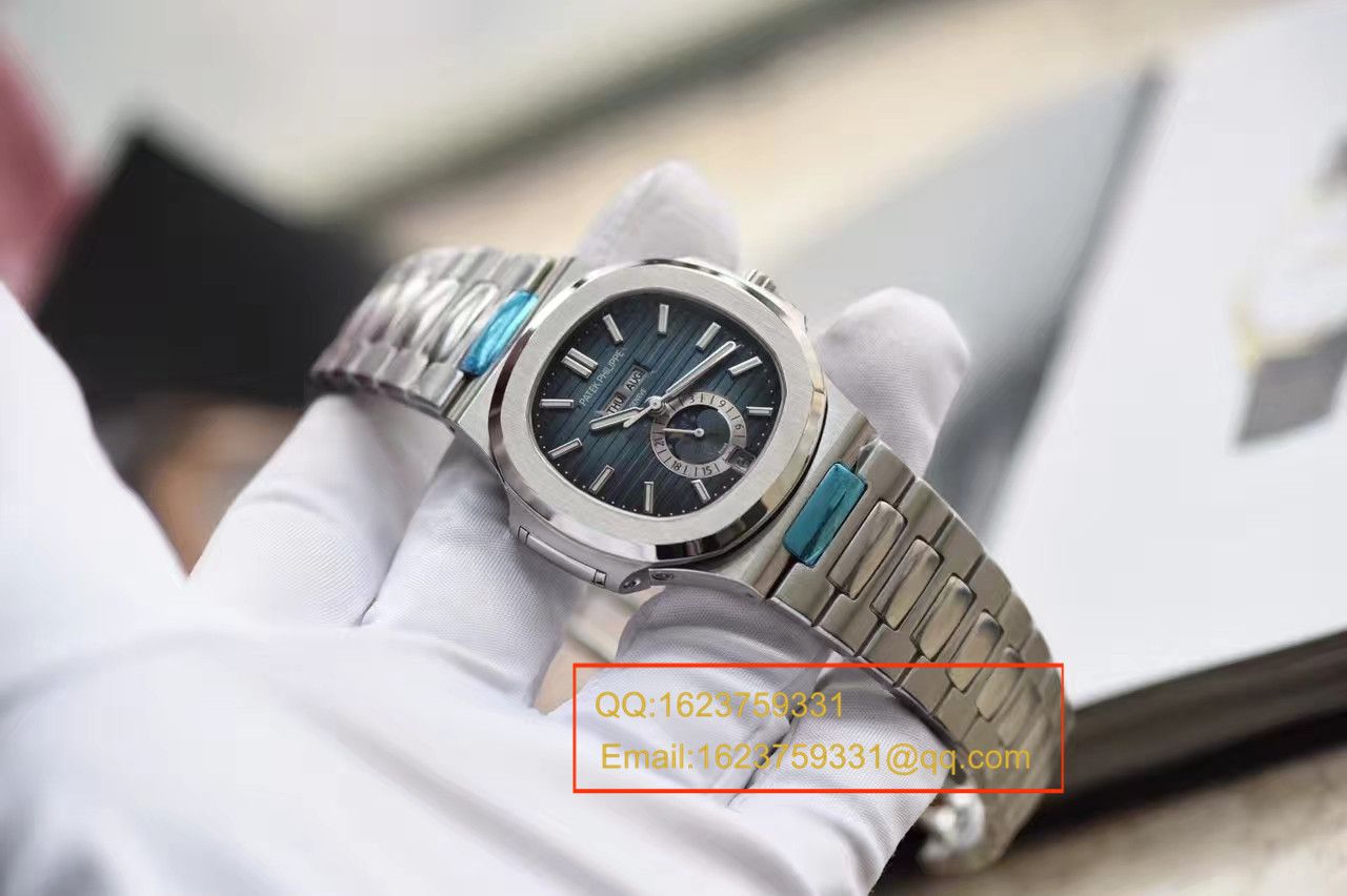 【KM Perfect  High quality  Knockoff  Watches 】 PATEK PHILIPPE 运动系列 Nautilus 月相5726/1A wrist watches  / BDBE199