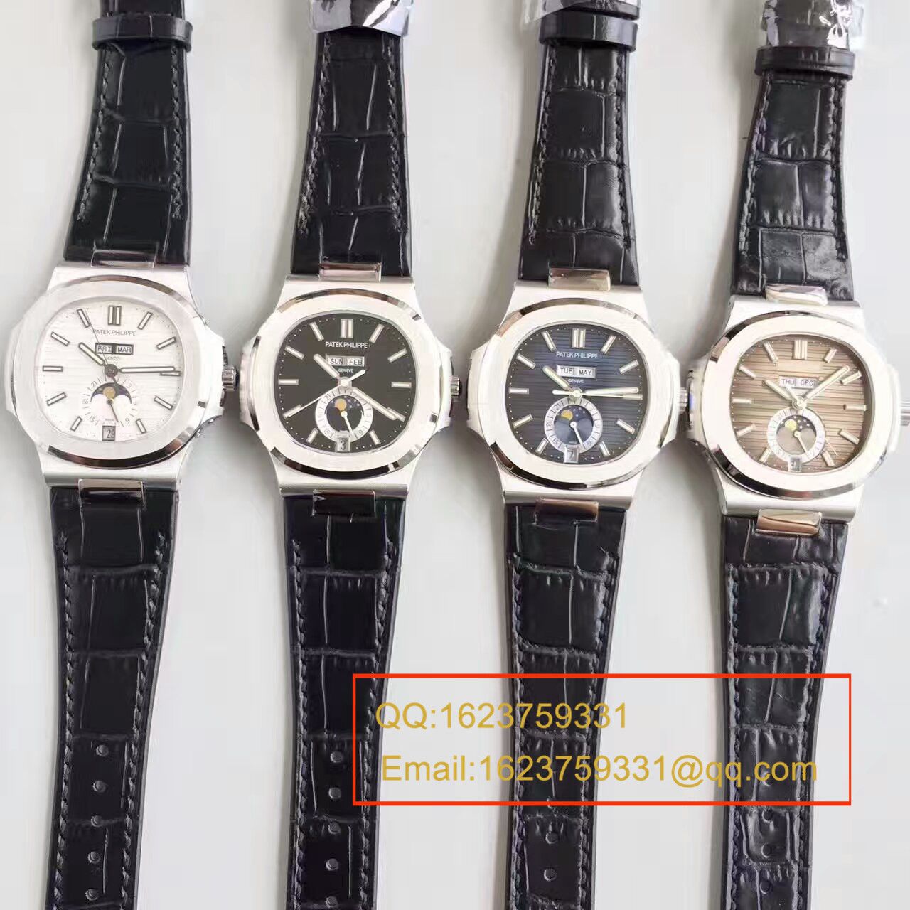 【KM1:1 High quality   Replica Watches 】 PATEK PHILIPPE 运动系列 Nautilus 月相5726/1A-010 wrist watches  / BD198