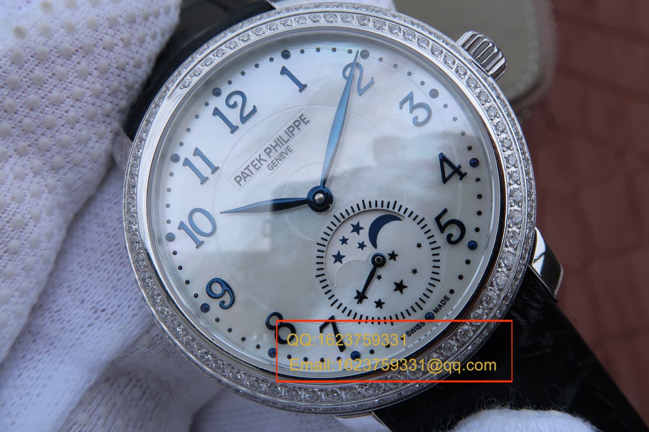 【KG1:1 High quality  Copy  Watches 】 PATEK PHILIPPE 复杂功能计时系列4968G-010女士 wrist watches  / BD211
