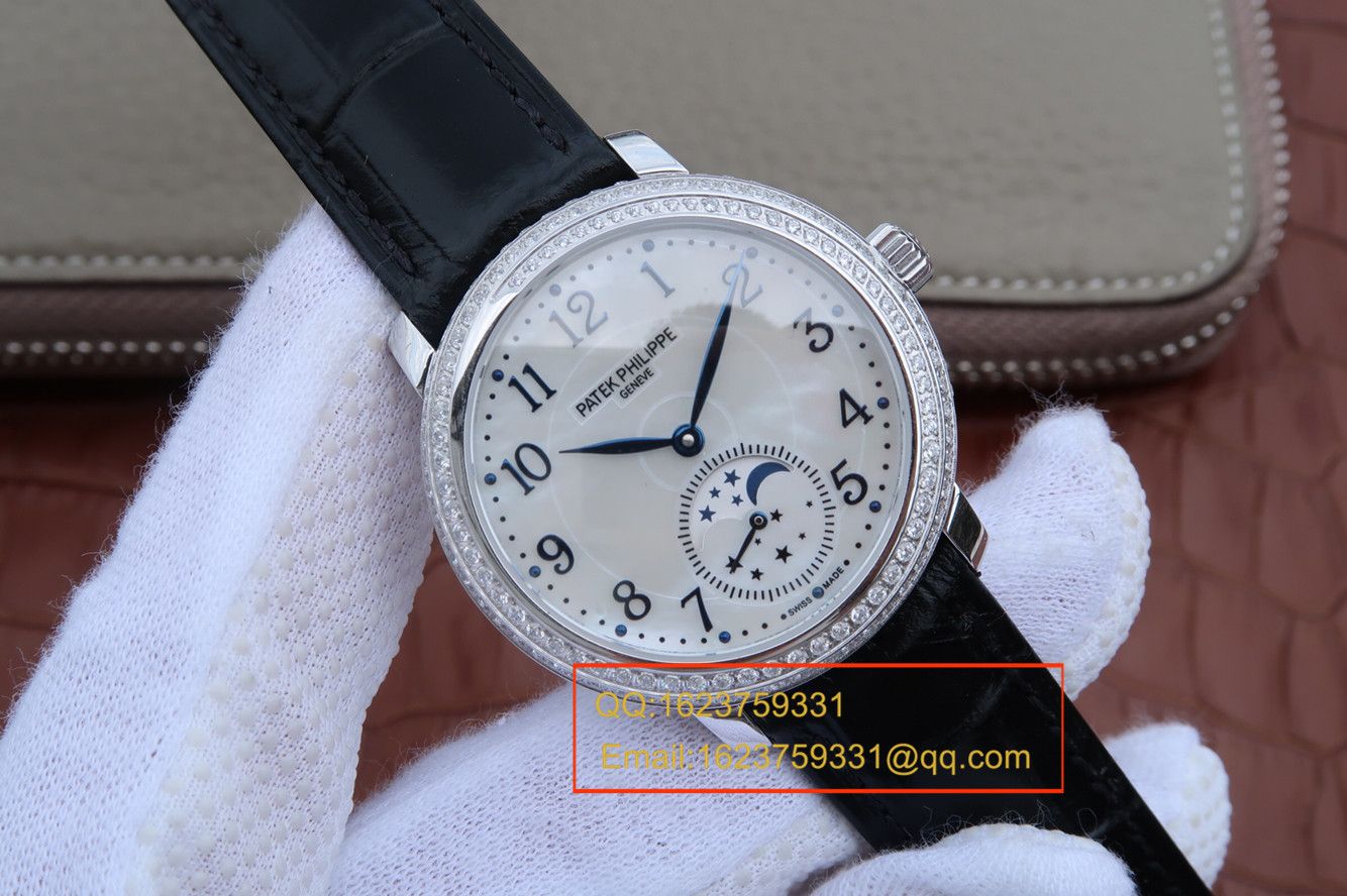 【KG1:1 High quality  Copy  Watches 】 PATEK PHILIPPE 复杂功能计时系列4968G-010女士 wrist watches  / BD211