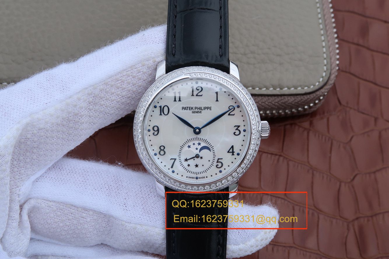 【KG1:1 High quality  Copy  Watches 】 PATEK PHILIPPE 复杂功能计时系列4968G-010女士 wrist watches  / BD211