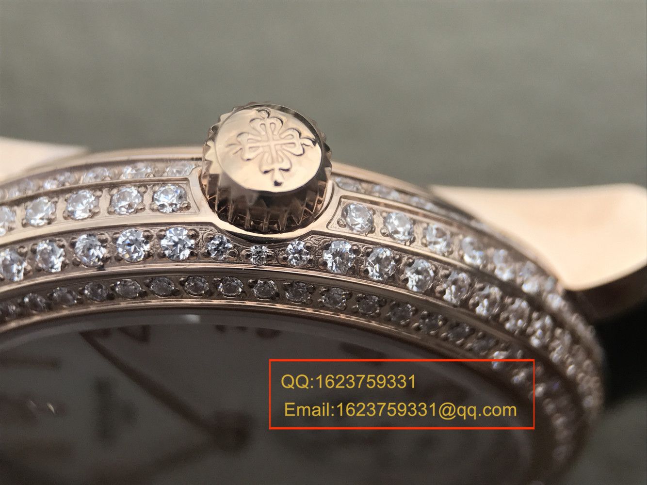 【KG Perfect  High quality  Replica Watches 】 PATEK PHILIPPE 复杂功能计时系列4968R-001 玫瑰金女士 wrist watches  / BD211A