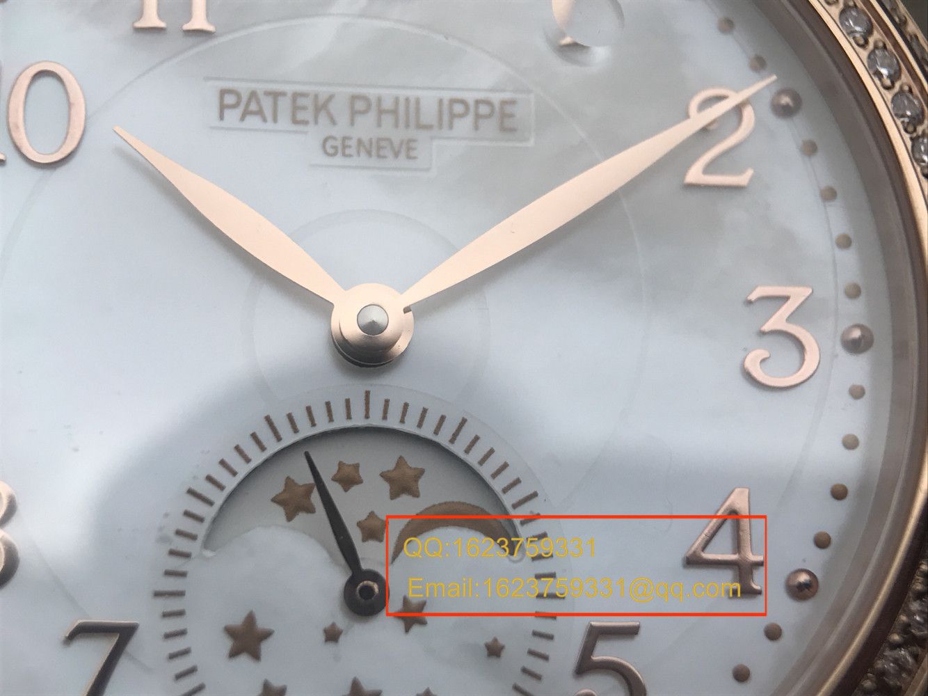 【KG Perfect  High quality  Replica Watches 】 PATEK PHILIPPE 复杂功能计时系列4968R-001 玫瑰金女士 wrist watches  / BD211A