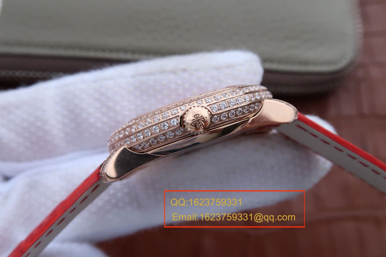 【KG1:1 High quality  Replica Watches 】 PATEK PHILIPPE 复杂功能计时系列4968/400R-001女士 wrist watches  / BD134