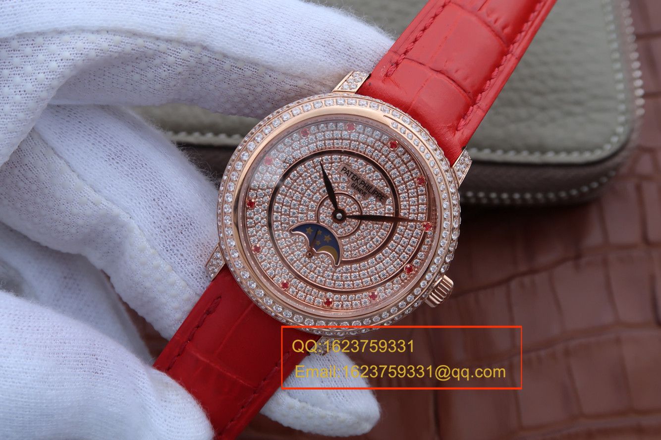 【KG1:1 High quality  Replica Watches 】 PATEK PHILIPPE 复杂功能计时系列4968/400R-001女士 wrist watches  / BD134