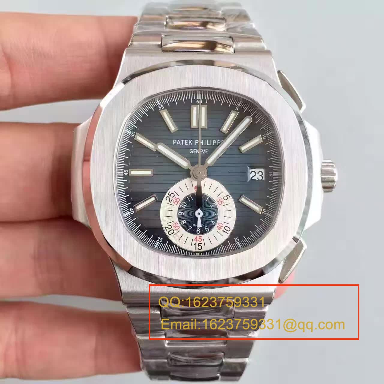【BP Factory  High quality 精 Replica Watches 】 PATEK PHILIPPE -Nautilus Nautilus 运动系列5980/1A-001机械男表 / BD161A