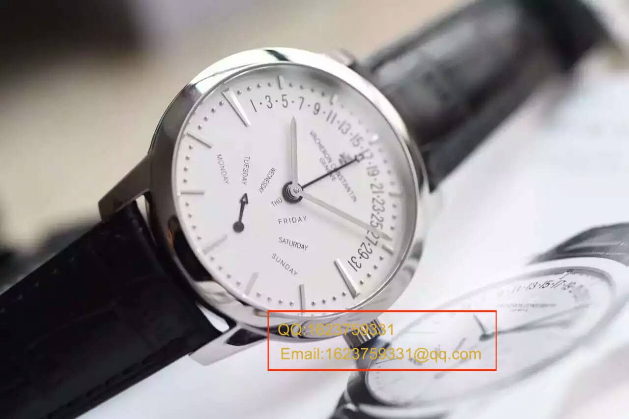 【独家视频测评 Perfect  High quality  Replica 】Vacheron Constantin  Patrimony传承系列日历飞返86020/000G-9508 wrist watches  / JSB0148