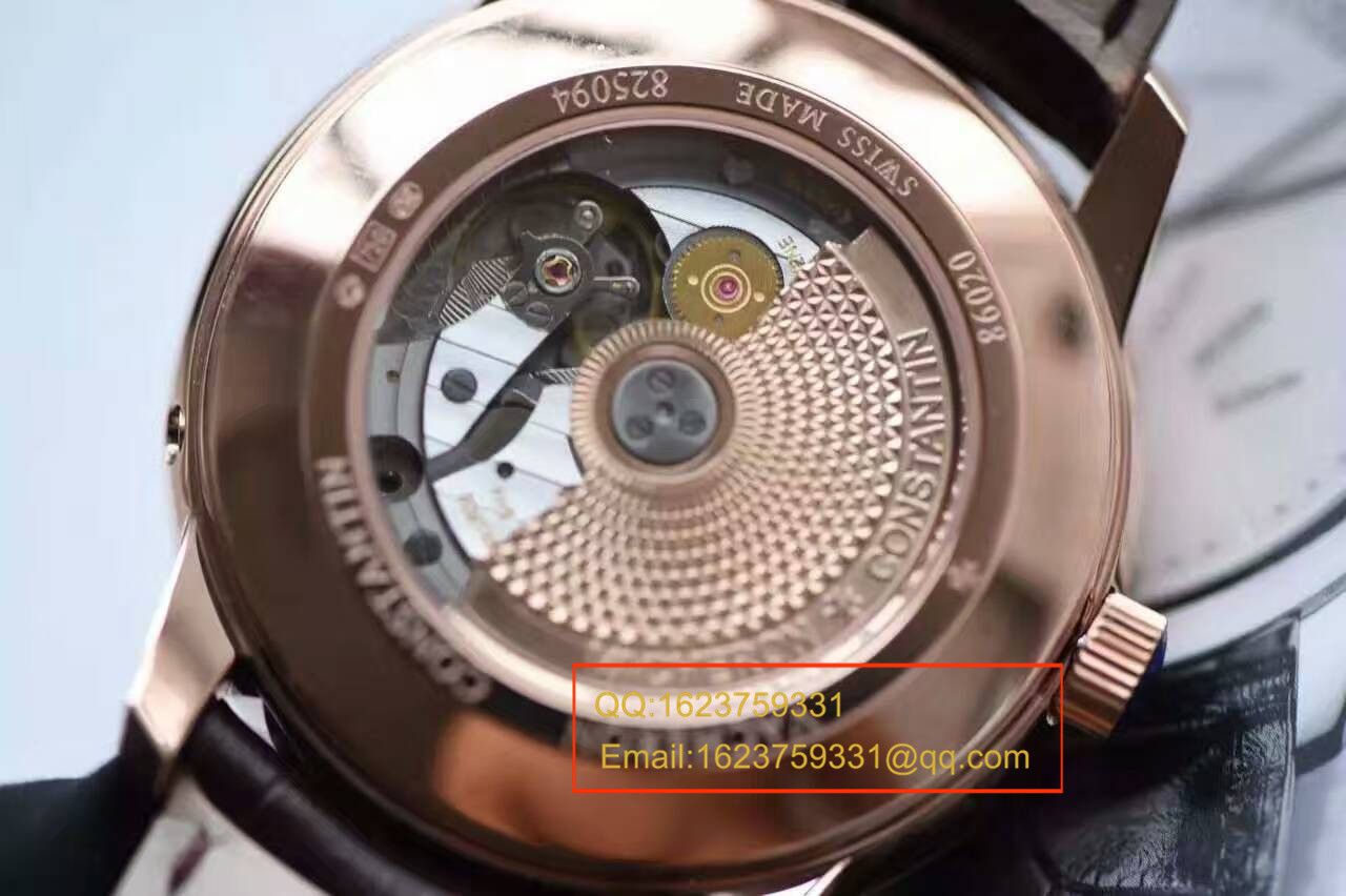 【独家视频测评 Perfect  High quality  Knockoff  Watches 】Vacheron Constantin  传承PATRIMONY双飞返 86020/000R-9239 wrist watches  / JSB0152