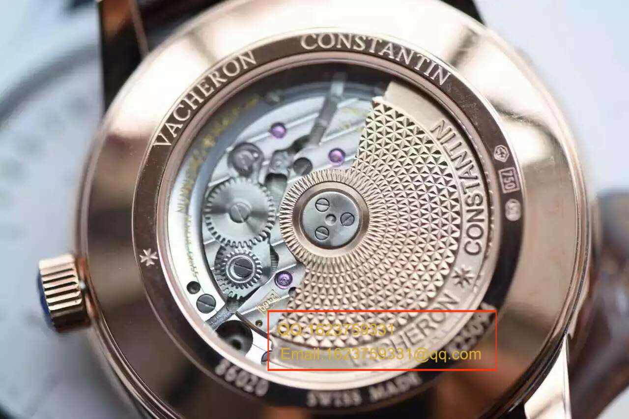 【独家视频测评 Perfect  High quality  Knockoff  Watches 】Vacheron Constantin  传承PATRIMONY双飞返 86020/000R-9239 wrist watches  / JSB0152