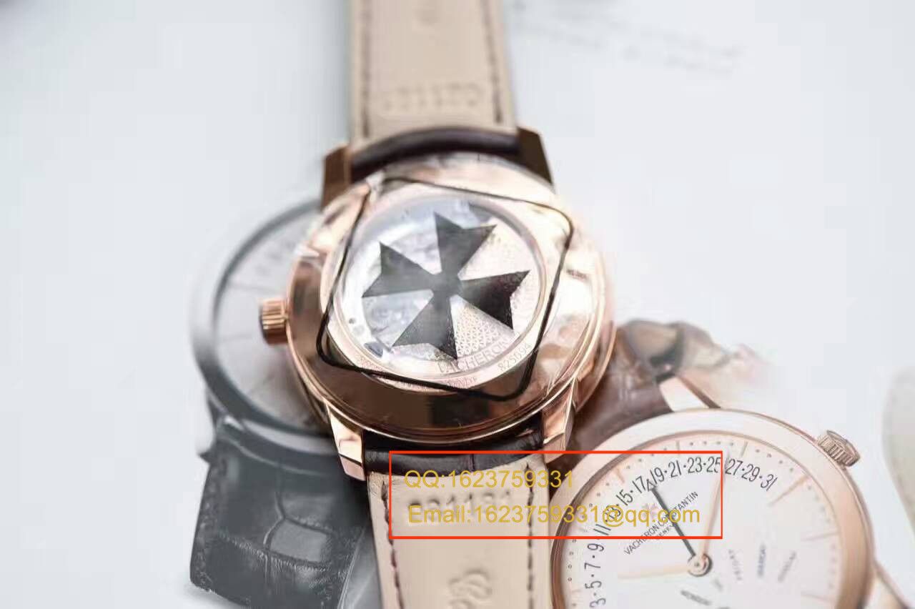 【独家视频测评 Perfect  High quality  Knockoff  Watches 】Vacheron Constantin  传承PATRIMONY双飞返 86020/000R-9239 wrist watches  / JSB0152