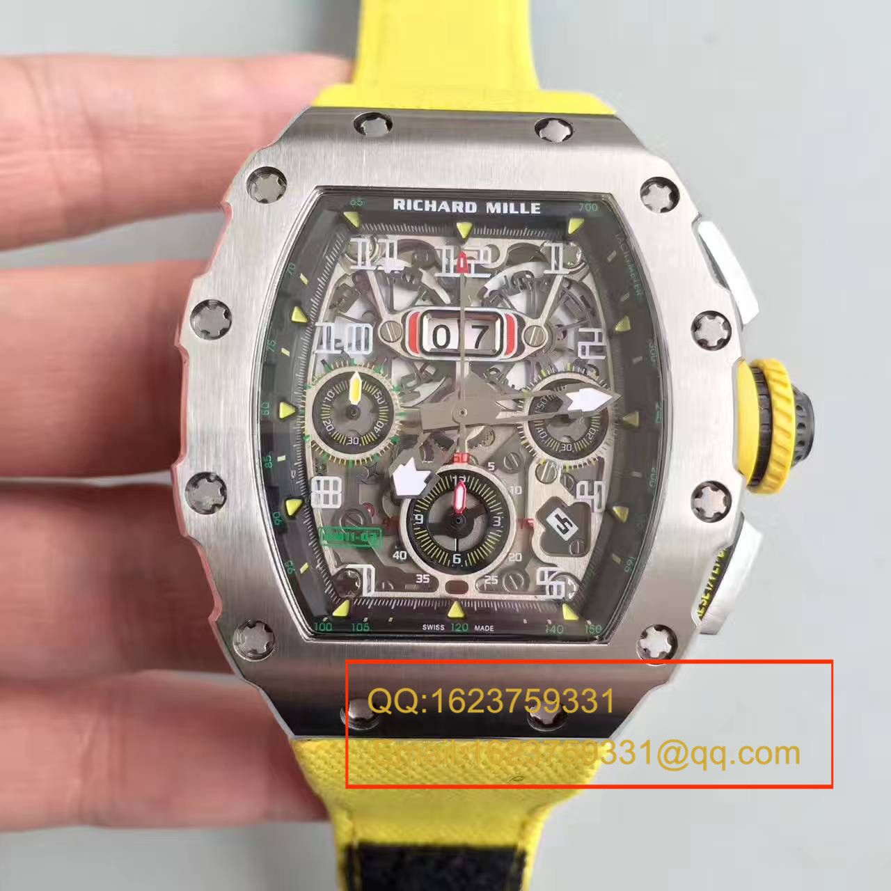 【RM Factory  Perfect  High quality  Replica Watches 】RICHARD MILLE 男士系列 RM 11-03 V2升级版 wrist watches  / RM011C
