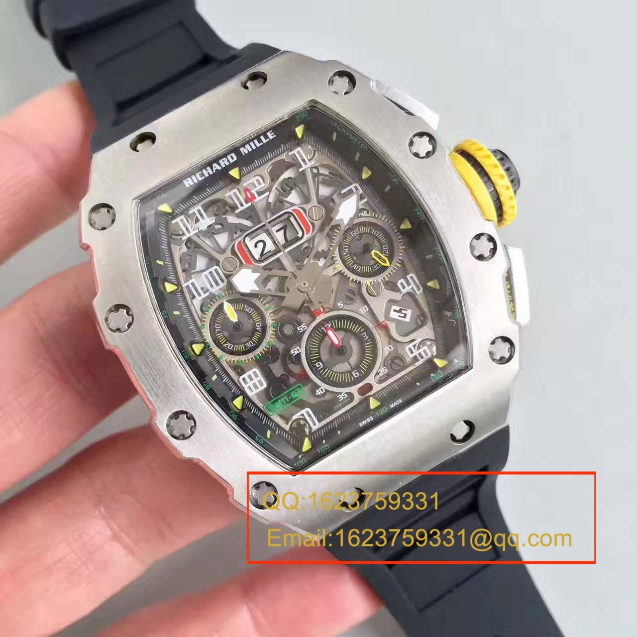 【RM Factory  Perfect  High quality  Replica Watches 】RICHARD MILLE 男士系列 RM 11-03 V2升级版 wrist watches  / RM011C