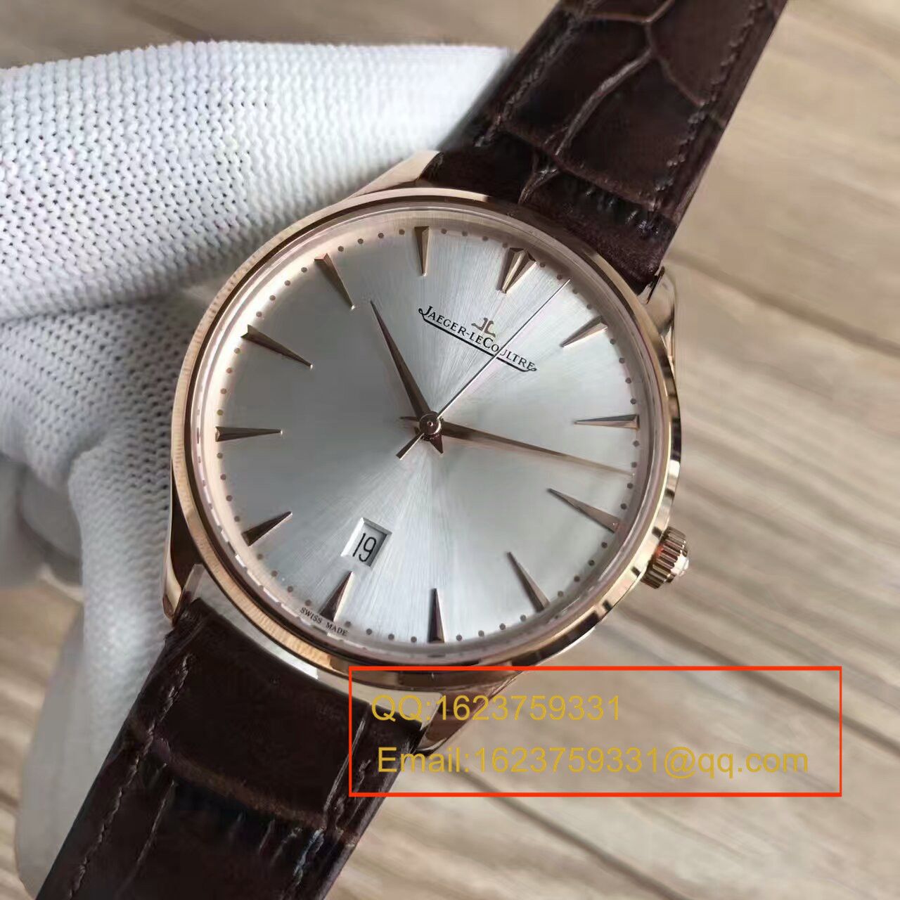 【台湾 Factory 1:1 Replica Watches 】 Jaeger-LeCoultre 超薄大师系列Q1282510 wrist watches  / JJ090