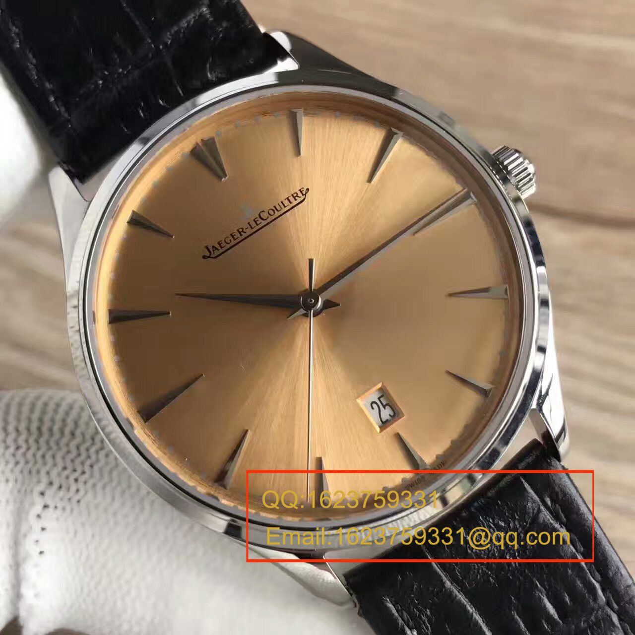 【台湾 Factory 1:1 Replica Watches 】 Jaeger-LeCoultre 超薄日历大师系列Q1288430 wrist watches  / JJ093