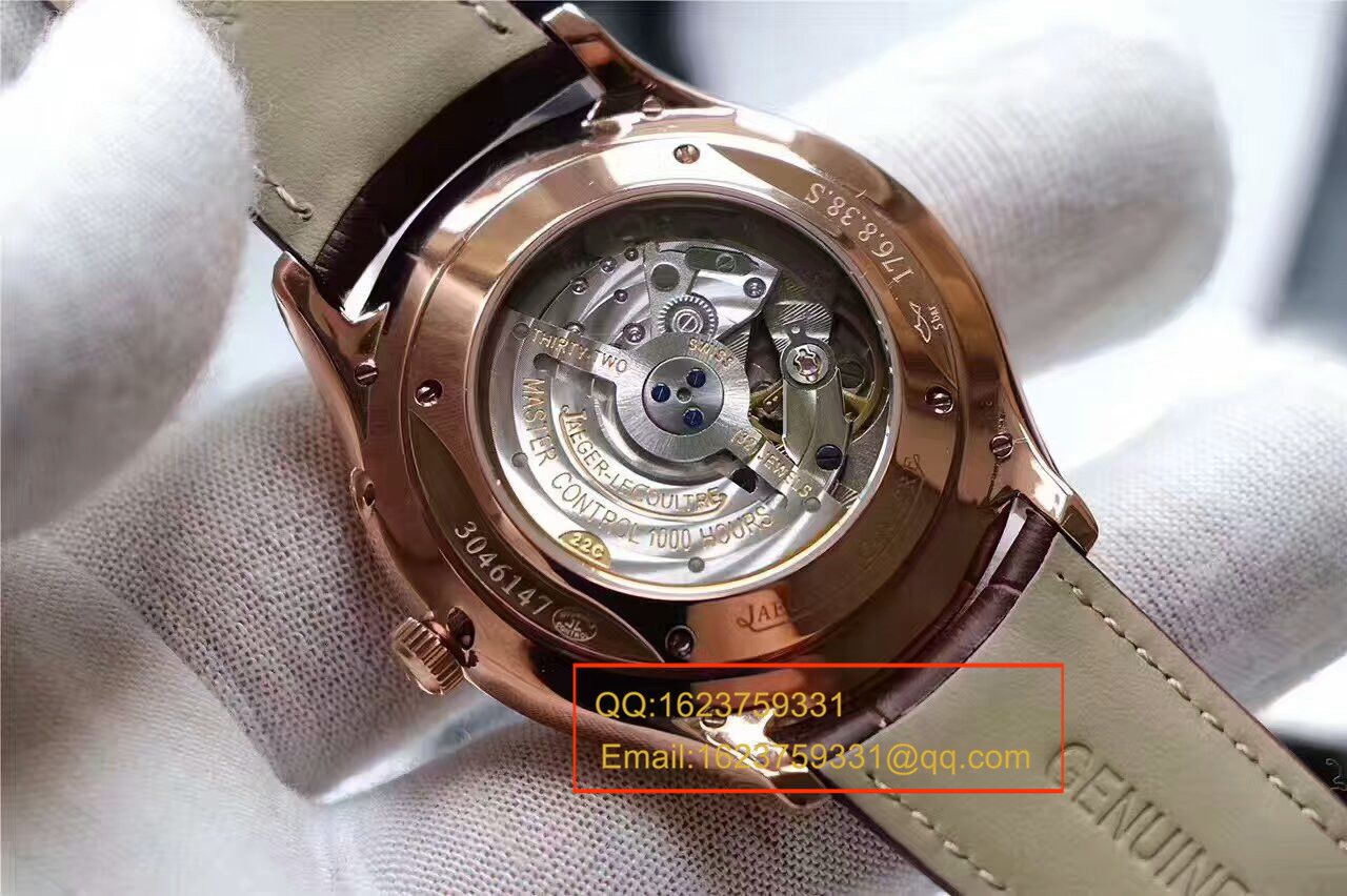 【3A Factory  High quality  Knockoff  Watches 】 Jaeger-LeCoultre 超薄大师系列 wrist watches 系列 《 Jaeger-LeCoultre 小丑新升级版》Q1372520机械 wrist watches  / JJAH062