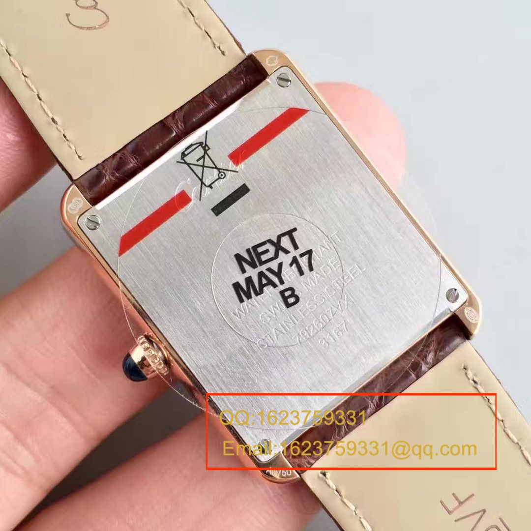 【视频解析】K11出品 Cartier  坦克 top 女表（金色_玫瑰金版本）W5200025/W5200024 wrist watches  