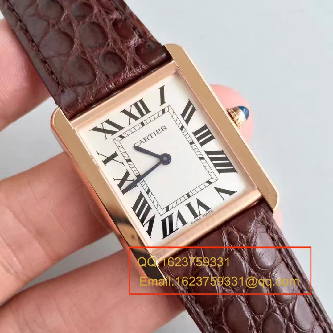 【视频解析】K11出品 Cartier  坦克 top 女表（金色_玫瑰金版本）W5200025/W5200024 wrist watches  
