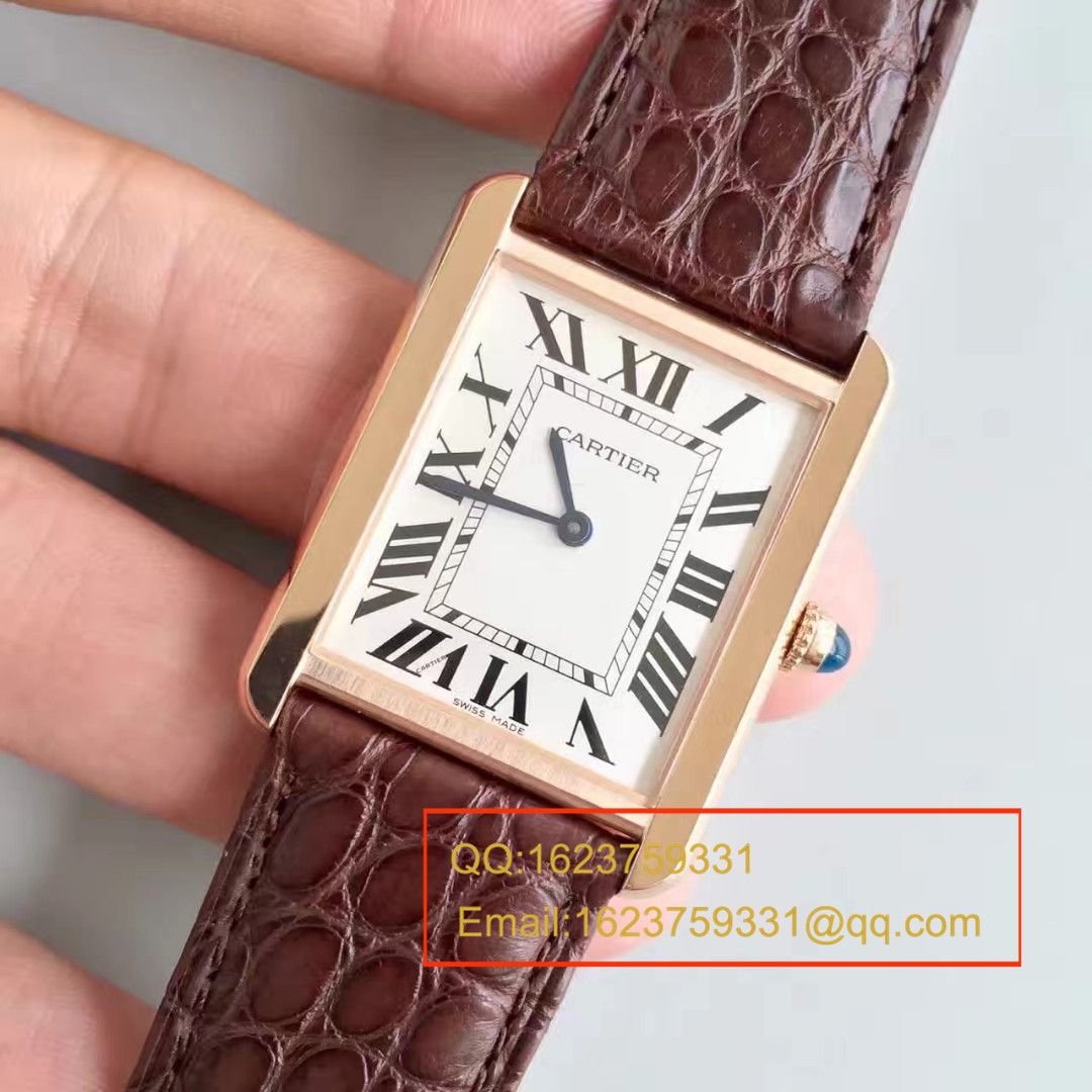 【视频解析】K11出品 Cartier  坦克 top 女表（金色_玫瑰金版本）W5200025/W5200024 wrist watches  