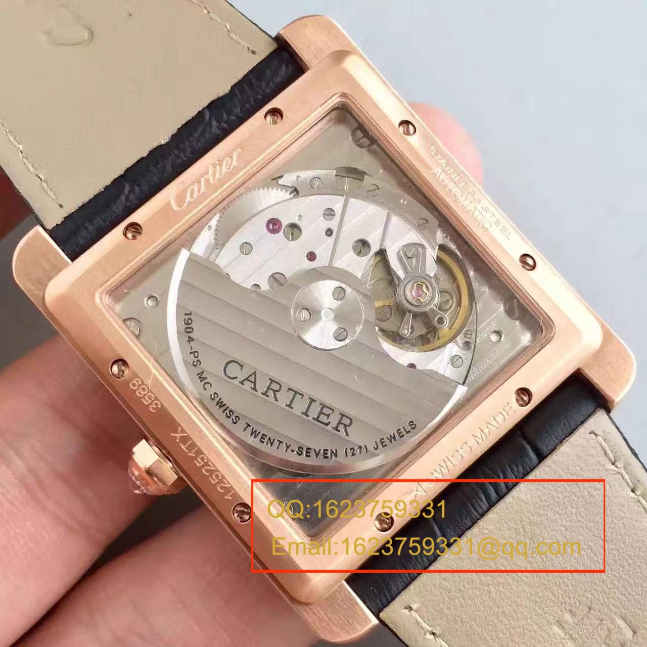 【JF Factory  Perfect  High quality  Replica Watches 】 Cartier  坦克系列WT100021 wrist watches  / KAH125