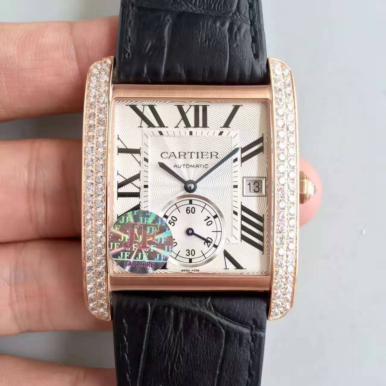 【JF Factory  Perfect  High quality  Replica Watches 】 Cartier  坦克系列WT100021 wrist watches  / KAH125
