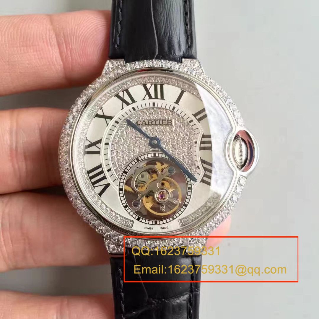 【TF Factory  Perfect  High quality  Replica Watches 】 Cartier  创意宝石 wrist watches 系列HPI00716女表（满天星 Tourbillon ） / K081