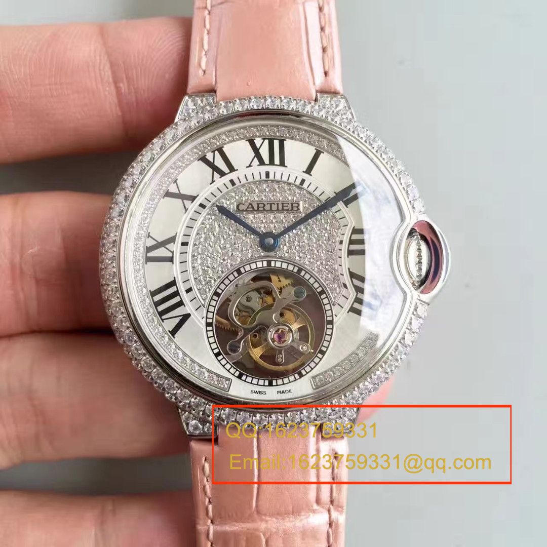 【TF Factory  Perfect  High quality  Replica Watches 】 Cartier  创意宝石 wrist watches 系列HPI00716女表（满天星 Tourbillon ） / K081