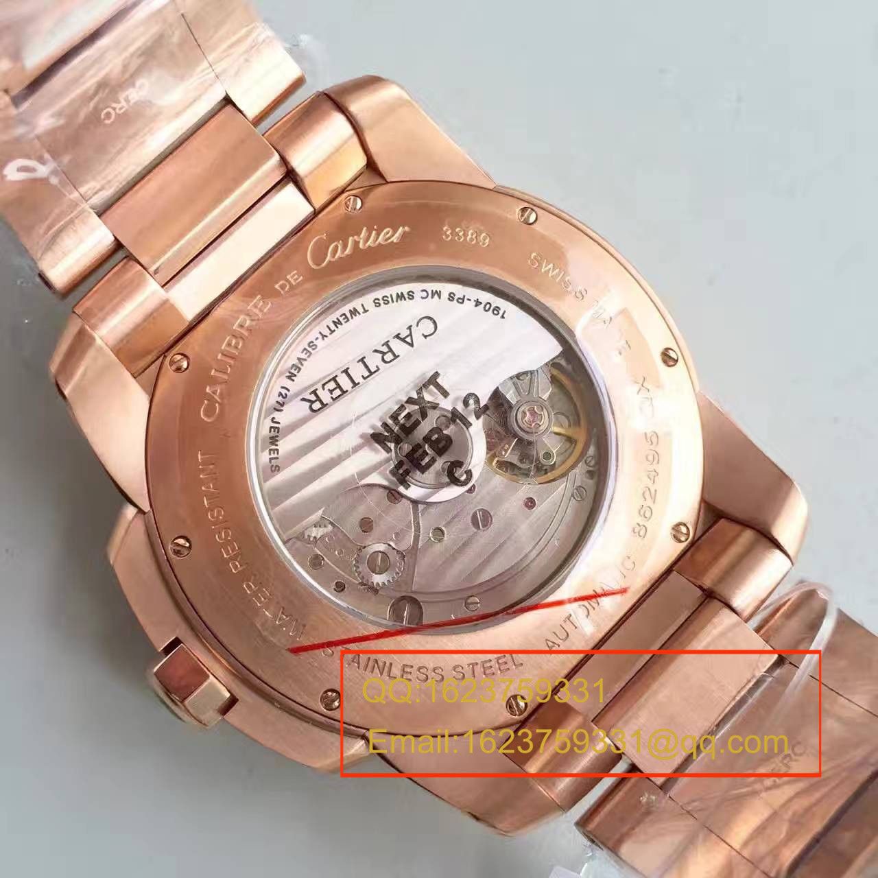 【JF1:1 High quality  Replica Watches 】 Cartier  CALIBRE DE  Cartier  系列W7100018 wrist watches  / K039
