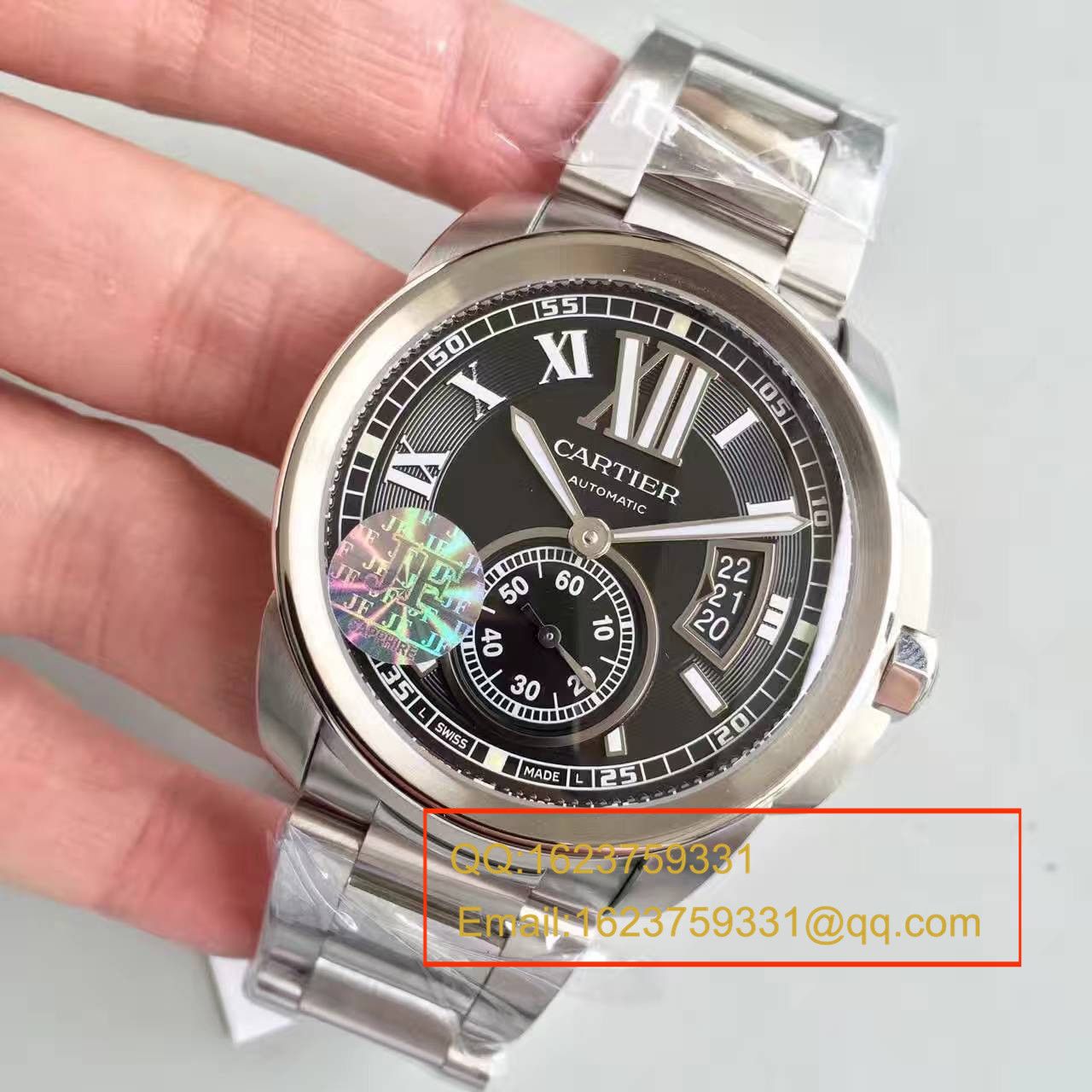 【JF Factory  top 1:1 Replica Copy  Watches 】 Cartier  CALIBRE DE  Cartier  系列 W7100016  wrist watches  精钢 watchband   / KDY024
