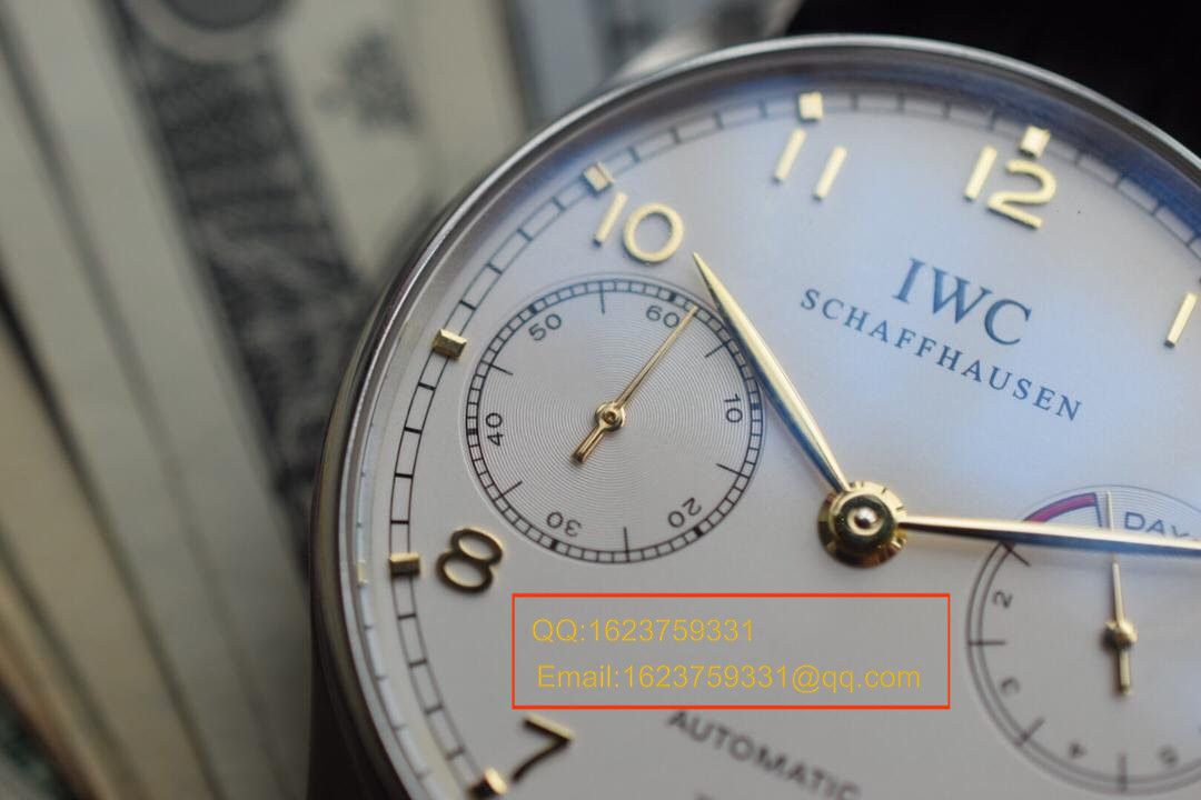 【ZF Factory  High quality 1:1 Knockoff  Watches 】IW500114 IWC 葡七V5版！同步专柜新葡七《 IWC 七日链》 / WG255