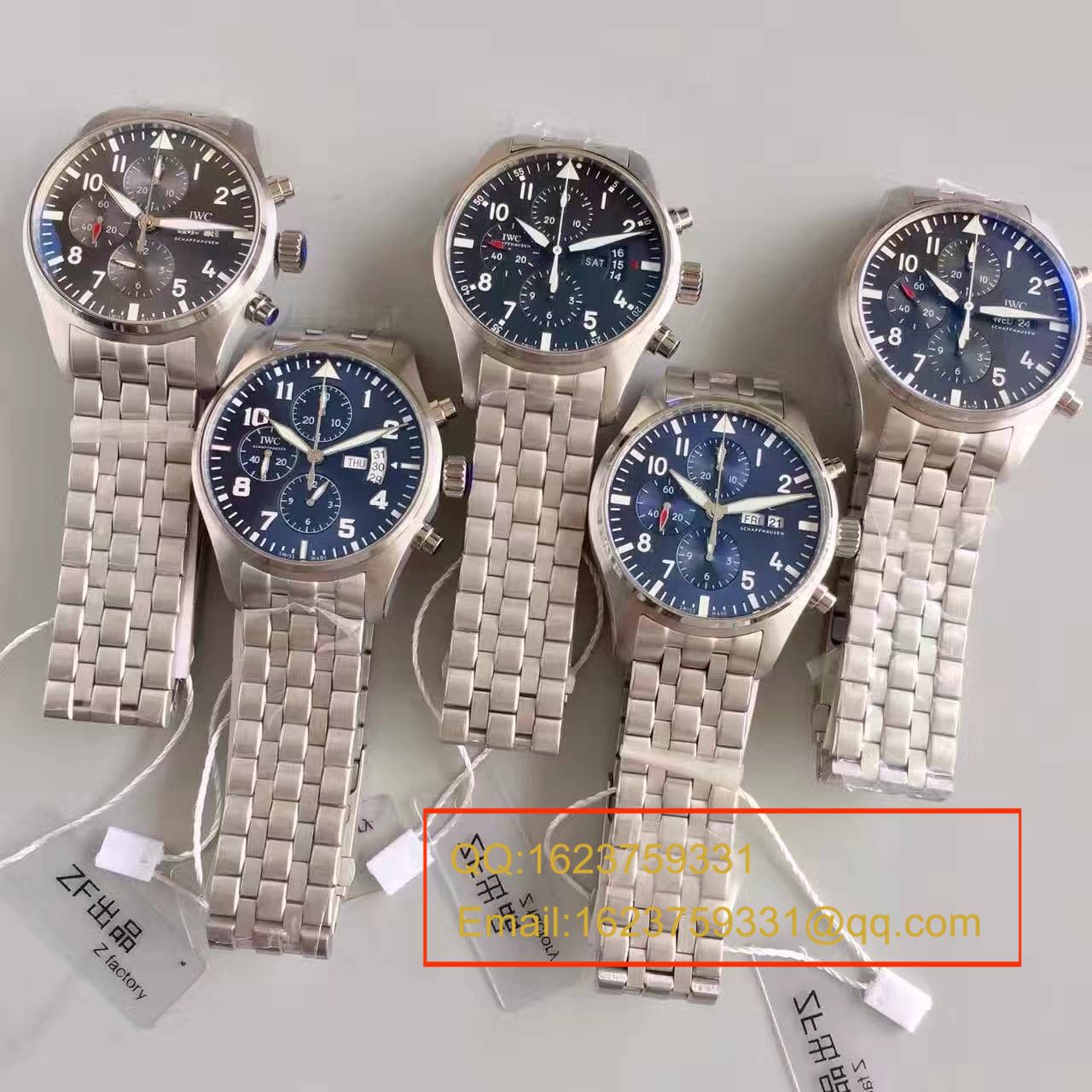 【ZF Factory 出品】 IWC 飞行员系列  IW377719 喷火战机计时机械 Watches  / WG172