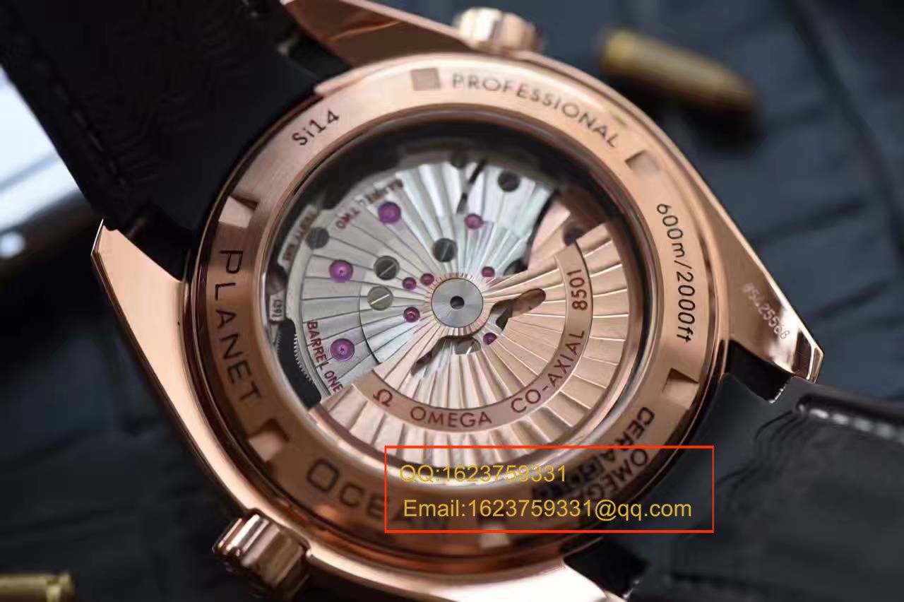 【独家视频测评KW Perfect  High quality  Replica Watches 】OMEGA Seamaster 海洋宇宙600米 wrist watches 系列 232.63.46.21.01.001男表 / MAH213