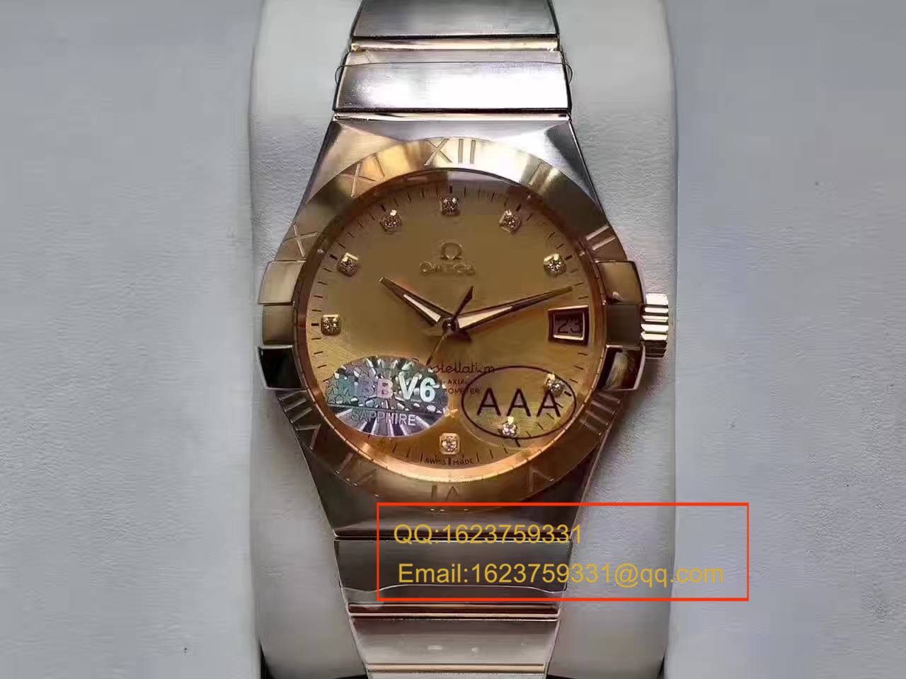 【HBBV6 Factory  Perfect  High quality  Copy  Watches 】OMEGA Constellation 系列123.20.38.21.58.001 wrist watches  