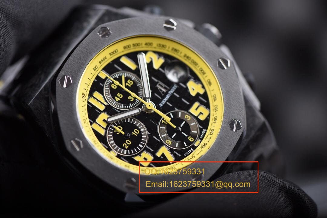 【独家 Video analysis JF Perfect  High quality  Replica Watches 】Audemars Piguet  Royal Oak Offshore 系列26176FO.OO.D101CR.03《Audemars Piguet 大黄蜂》 wrist watches  / APCI26176FO
