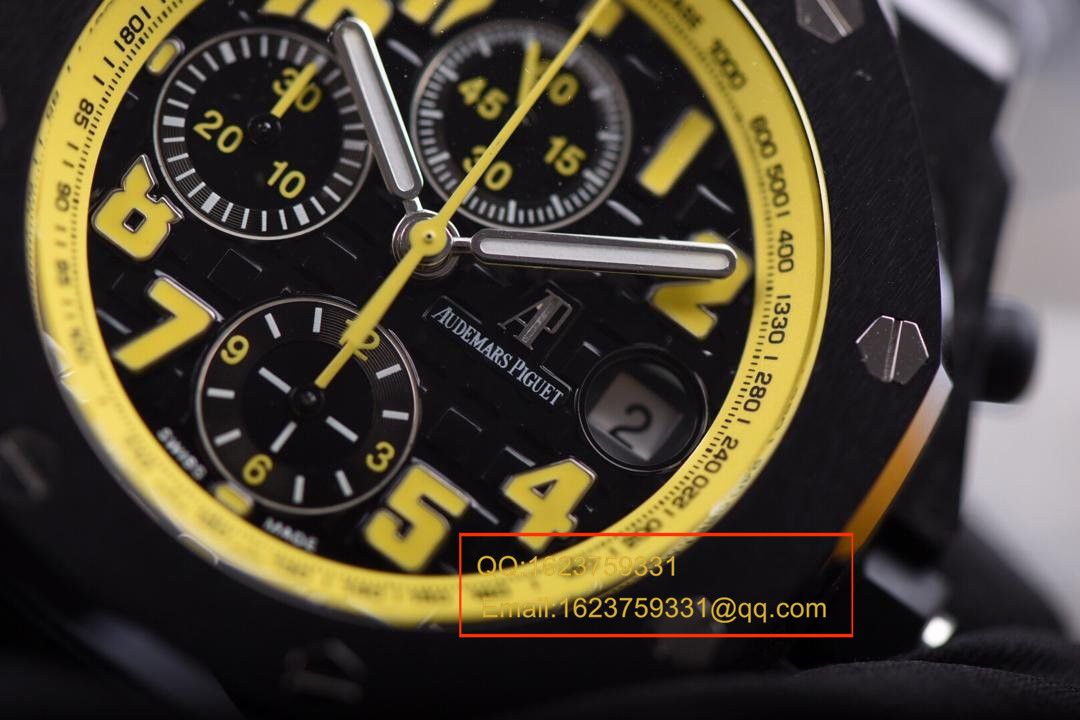 【独家 Video analysis JF Perfect  High quality  Replica Watches 】Audemars Piguet  Royal Oak Offshore 系列26176FO.OO.D101CR.03《Audemars Piguet 大黄蜂》 wrist watches  / APCI26176FO