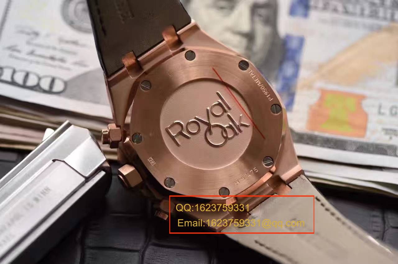 【独家视频测评JF1:1 top  Replica Copy  Watches 】Audemars Piguet 皇家橡树系列26320OR.OO.D002CR.01 wrist watches  / APBC107