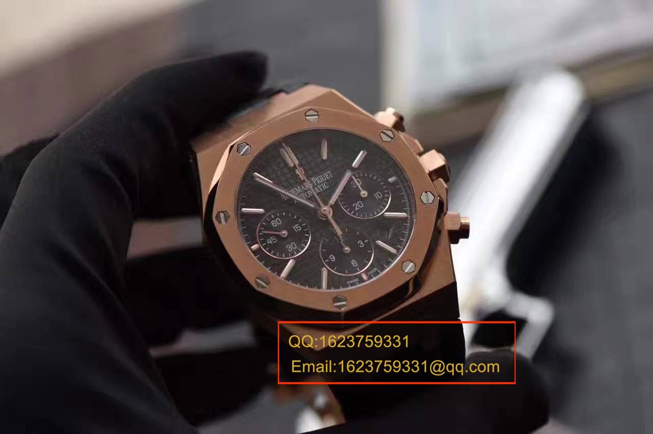 【独家视频测评JF1:1 top  Replica Copy  Watches 】Audemars Piguet 皇家橡树系列26320OR.OO.D002CR.01 wrist watches  / APBC107