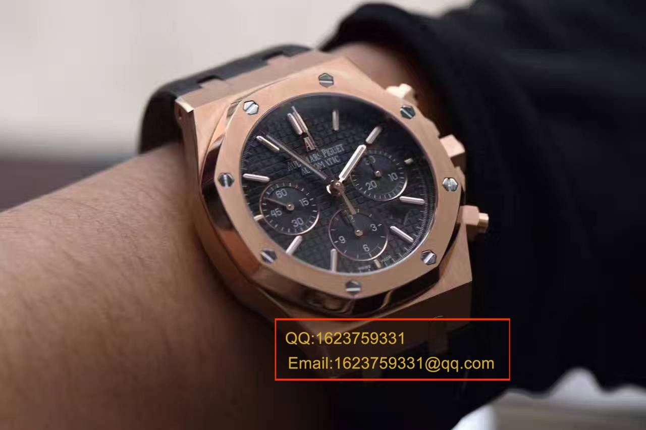 【独家视频测评JF1:1 top  Replica Copy  Watches 】Audemars Piguet 皇家橡树系列26320OR.OO.D002CR.01 wrist watches  / APBC107