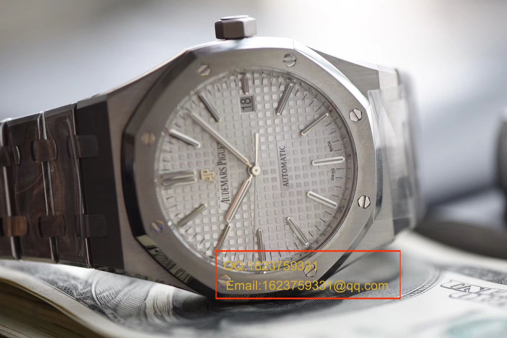 【视频解说】JF Factory  Perfect  Knockoff  Watches 之Audemars Piguet 皇家橡树系列15400ST.OO.1220ST.02男表 / APBF022B
