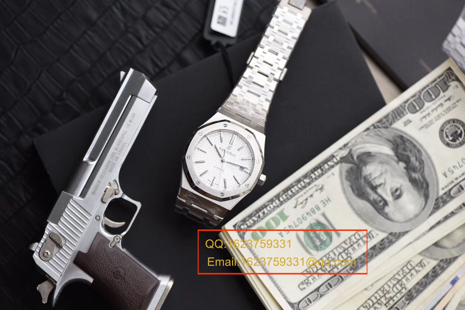 【视频解说】JF Factory  Perfect  Knockoff  Watches 之Audemars Piguet 皇家橡树系列15400ST.OO.1220ST.02男表 / APBF022B