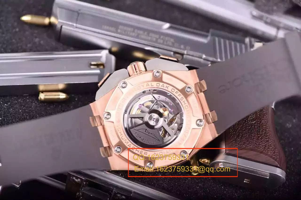 【独家 Video analysis JF Factory  Perfect  Replica Copy  Watches 】Audemars Piguet 舒马赫限量版26568OM.OO.A004CA.01男表 / JF AP 26568OM