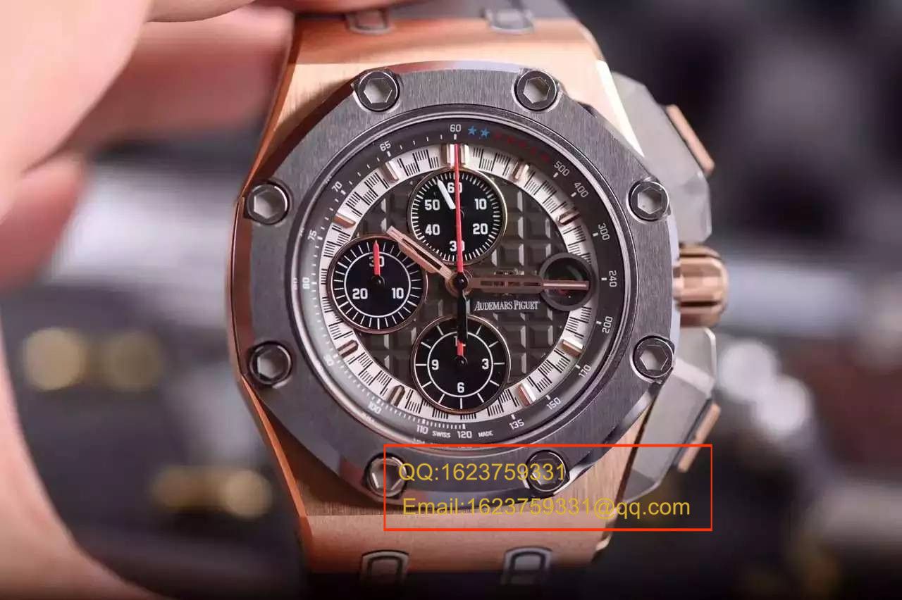 【独家 Video analysis JF Factory  Perfect  Replica Copy  Watches 】Audemars Piguet 舒马赫限量版26568OM.OO.A004CA.01男表 / JF AP 26568OM