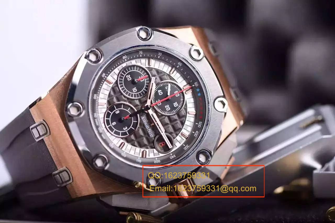 【独家 Video analysis JF Factory  Perfect  Replica Copy  Watches 】Audemars Piguet 舒马赫限量版26568OM.OO.A004CA.01男表 / JF AP 26568OM