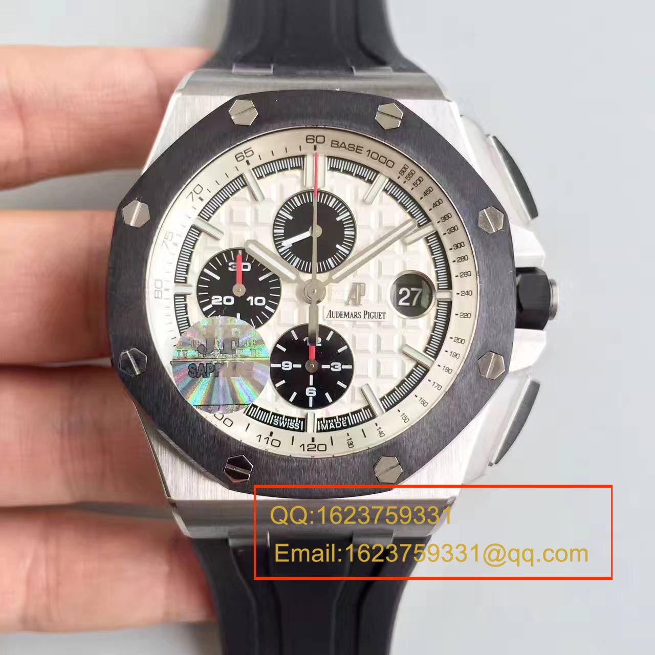 【独家 Video analysis JF Factory 1:1 High quality  Replica Watches 】Audemars Piguet 皇家橡树大熊猫26400SO.OO.A002CA.01男表 / JF AP CD26400SO